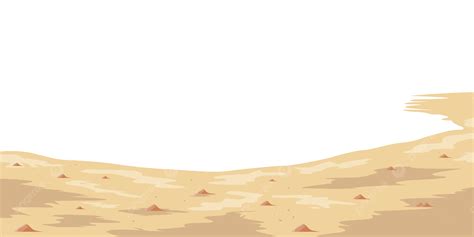 Sand Beach Flat Vector Illustration Beach Sea Sand Png And Vector