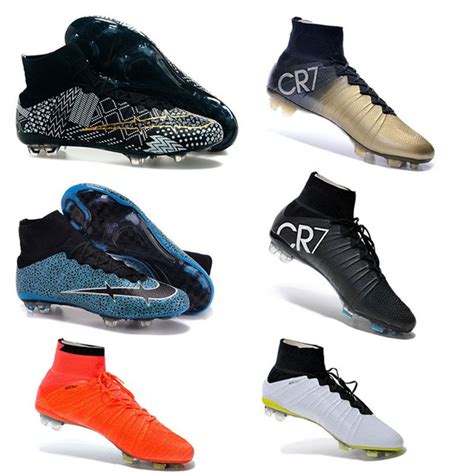 2017 Men Kids Soccer Boots Cleats Boys Mercurial Superfly Cr7 Fg Tf