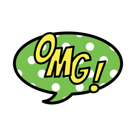 Omg Sticker PNG & SVG Design For T-Shirts