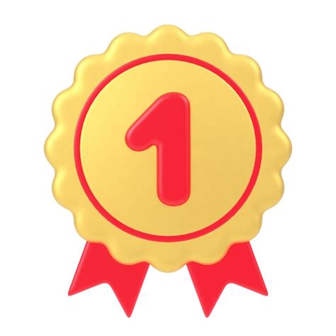 Premium Photo Medal With A Red Ribbon