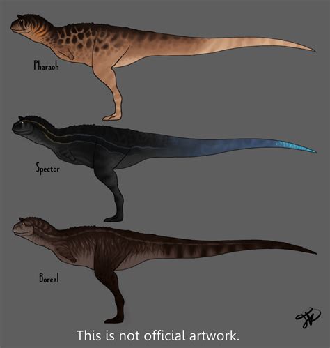 The Isle: Carnotaurus Skins by Onishark on DeviantArt