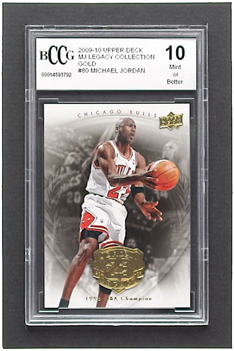 Michael Jordan Upper Deck Michael Jordan Legacy Collection Gold