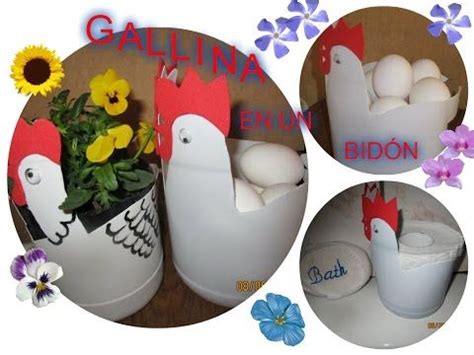 Diy Gallina Para Huevos Reciclaje Botellas Pl Stico Pet D A De Madres