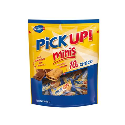 Bahlsen Pick Up Minis Choco Biscuits Crunchy Butter Biscuits With