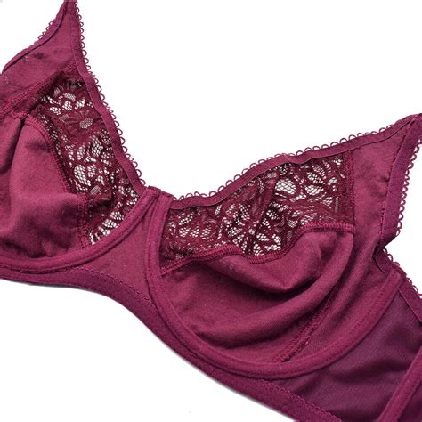 Women Bra Lace Unpadded Bras Lingerie Underwire Underwear Bralette B C D DD E F EBay