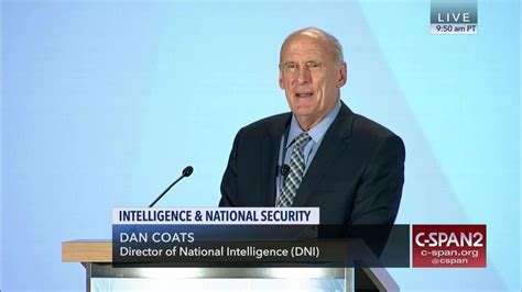 National Intelligence Director Dan Coats on Intelligence and National ...