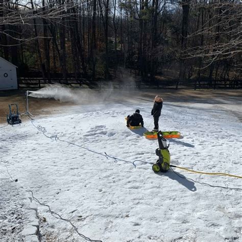 How Does Home Snowmaking Work Learn More Backyard Snowstorm