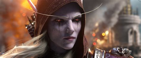 Fondos De Pantalla 3072x1280 Px Sylvanas Windrunner Mundo De