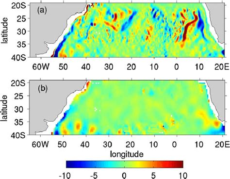 A Climatology Of Meridional Velocity Cms From Hycom At 900 M B