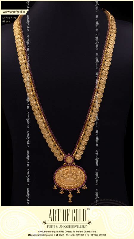 Buy Light Weight Kasu Haram Art Of Gold Jewellery Coimbatore