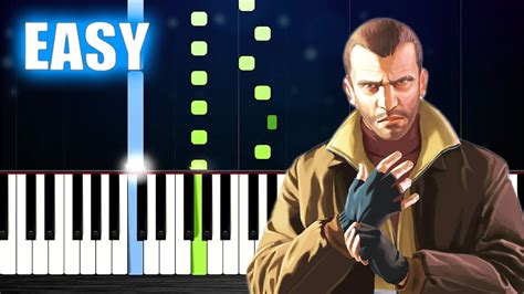 GTA 4 Theme Song EASY Piano Tutorial YouTube