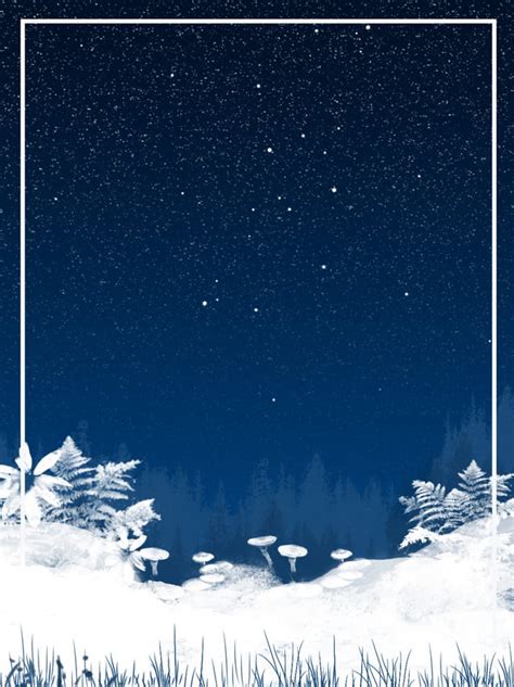 Full Winter Night Snow Background Wallpaper Image For Free Download ...