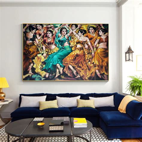 Garba Painting Navratri Painting Large Painting Oil Painting - Etsy