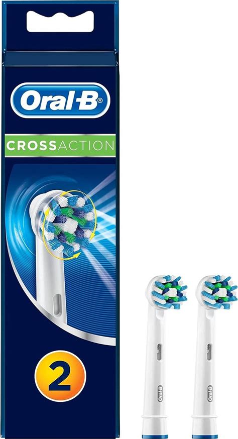 Oral B Eb Cross Action Replacement Brush Heads White Buy Best