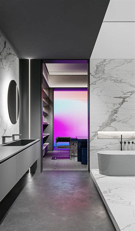 明日之境 梦太初 Restroom design Bathroom design Lobby interior