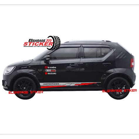 Jual Stiker Mobil Ignis Cutting Stiker Body Sampingmobil Suzuki Ignis