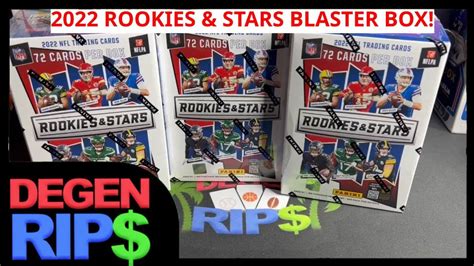 Great Hits 2022 Rookies Stars Football Blaster Box Review YouTube