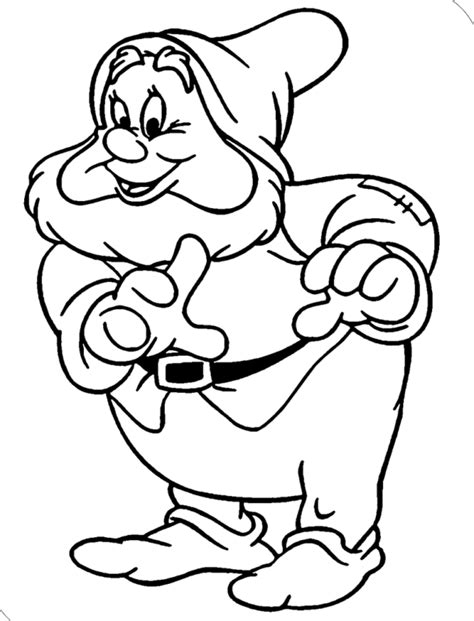 Seven Dwarfs Coloring Pages Printable For Free Download