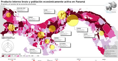 Mapeando Panama Población Y Economía El Tamaño Y Carácter De Las Economías Provinciales En Panamá