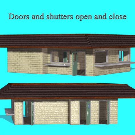 Concession Stand Building 3d Models Dexterdoodle
