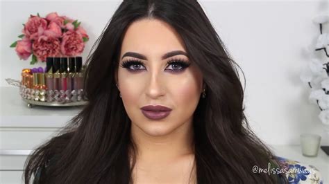 Matte Plum Smokey Eye Make Up Tutorial Melissa Samways Youtube