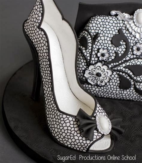 Cake Lace High Heel Cake By Sharon Zambito More Shoe Box Cake Shoe