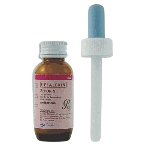 Zeporin Cefalexin Mg Ml Powder For Suspension Oral Drops Ml