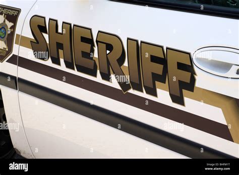 Sheriff car from US county sheriff Stock Photo - Alamy