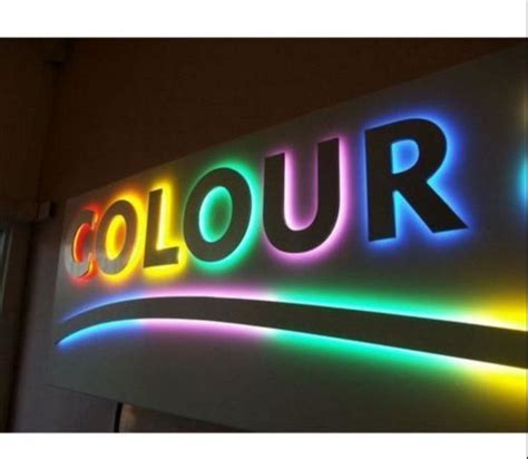 Led Acrylic Glow Sign Board For Advertisement 8x5 Feet At Rs 750sq