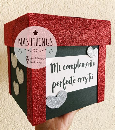 Cajas personalizadas Regalos para mi novio Regalos de cumpleaños