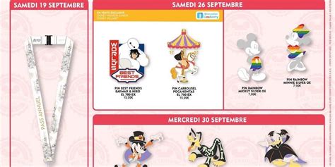 Disneyland Paris September 2020 Pins Disney Pins Blog