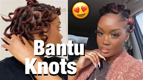 Bantu Knots On Locs Fave Style Youtube