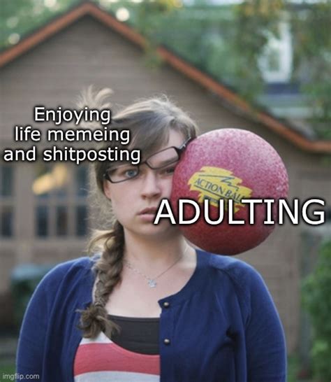 Adulting Sucks Give Me Memes And Shizposts Imgflip