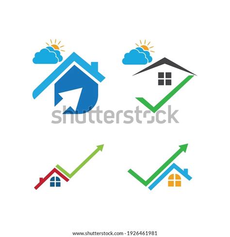 Creative House Set Logo Vector Illustration Stock Vector (Royalty Free ...