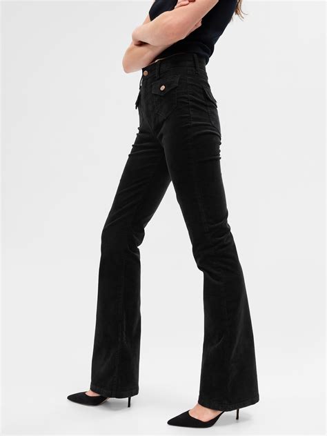 High Rise Corduroy S Flare Pants Gap