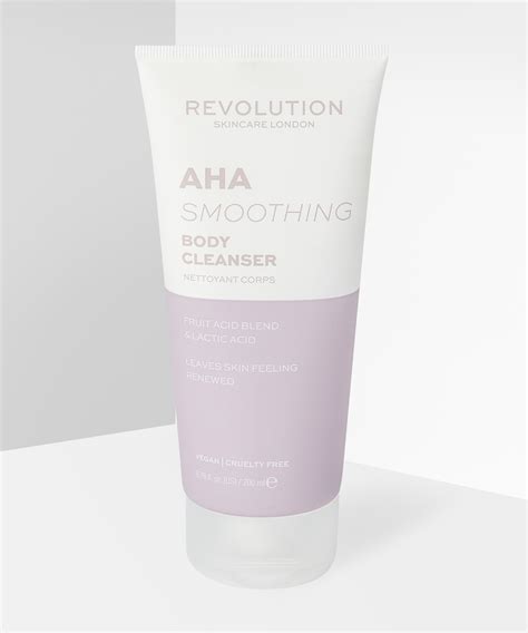 Revolution Skincare AHA Smoothing Body Cleanser At BEAUTY BAY