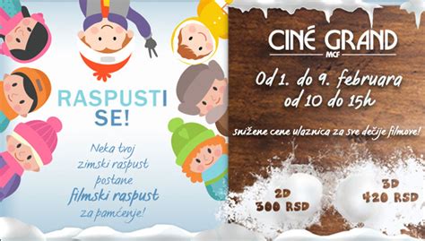 Raspusti se Neka tvoj zimski raspust, postane filmski raspust za pamćenje!