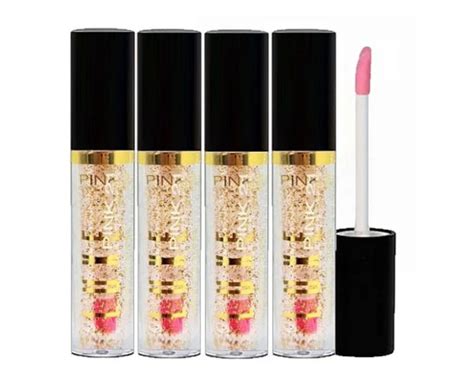 Lip Gloss Mágico Luxe Pink 21 Cosmetics 12 UNIDADES Ousada Make