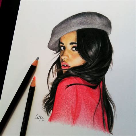 Camila Cabello By Kreativityart Color Pencil Drawing Pencil Art