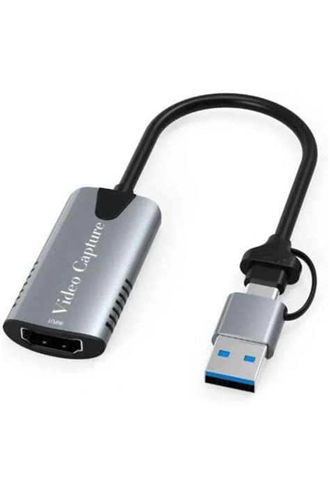 Tezmax Type C To Usb In Video Capture Yakalama Kart Hdmi To Type C