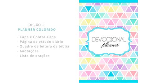 Como usar um Planner para Devocional Planner Grátis Manual da