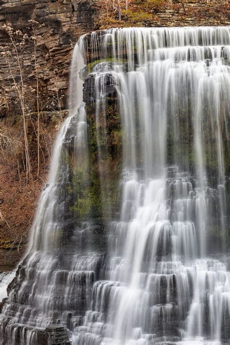 Burgess Falls On The Falling Water River In Tennessee By Stocksy