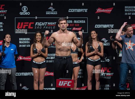 S O Paulo Brazil Th October Ufc Fighter Demian Maia Of