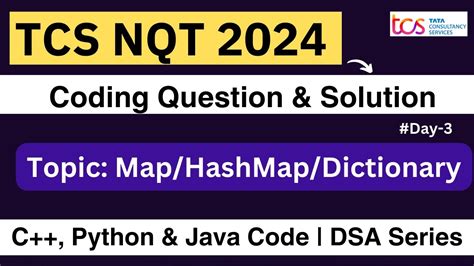 TCS Coding Questions With Answers Day 3 DSA Series Latest