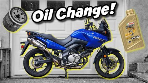 How To Change Suzuki V Strom 650 Oil Filter 2004 2011 YouTube