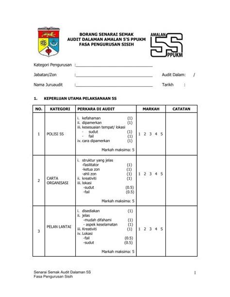 Pdf Senarai Semak Borang Permohonan Pdf Filesurat Sokongan Majikan