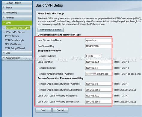 Config Vpn Site To Site Cisco Rv In