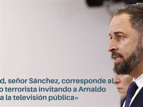 20 Frases De Abascal Durante La Investidura Eta Impuestos Y La España Que Madruga