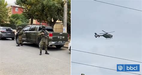 Intenso Operativo Con Helicópteros En Graneros Por Muerte De Carabinero Imputados Habrían Usado