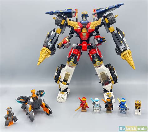 Review Ninja Ultra Combo Mech Rebrickable Build With Lego